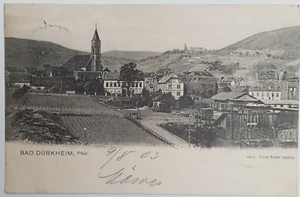 AK Bad Dürkheim - mit Bahnhof 1903 - Bild 1 von 2