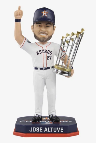 Jose Altuve Houston Astros 2022 World Series Champs Bobblehead Bobble Head Doll Cover