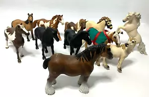 schleich Toys horses PONYS bundle x 11 mixed lot bundle (G5) - Picture 1 of 11
