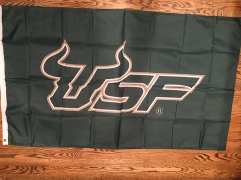 USF BULLS 3x5 HUGE INDOOR / OUTDOOR FLAG BANNER NCAA NICE!! Cover