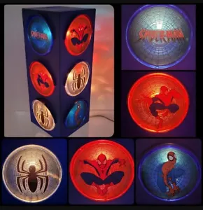 SPIDERMAN Marvel Traffic Stop Night Light - ALL NEW BULBS / Peter Parker 2007 - Picture 1 of 17