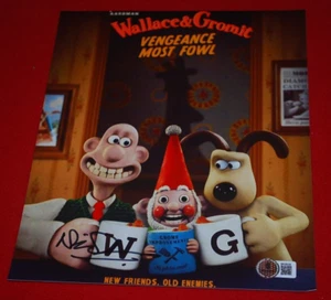 DIRECTOR NICK PARK Wallace & Gromit Signed 8X10 Photo Beckett COA BR28228 - Picture 1 of 3