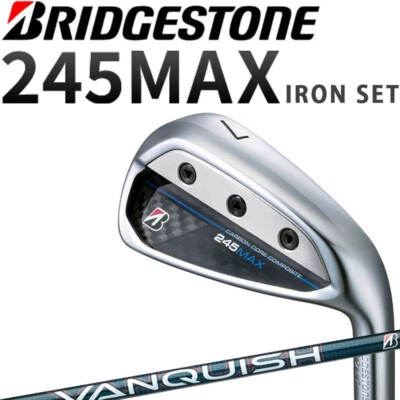 BRIDGESTONE GOLF JAPAN 2024 B Series 245 MAX Irons #7,8,9,P1,P2 VANQUISH BSi - Image 1 of 4