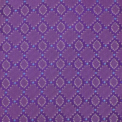 Corbata de seda tejida hecha a mano DAVID DONAHUE para hombre azul púrpura con punta nueva con etiquetas Foto 1 de 3
