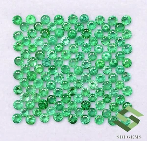 Natural Emerald Round Cut 2.70 mm Lot 20 Pcs Calibrated Untreated Loose Gemstone - Picture 1 of 5