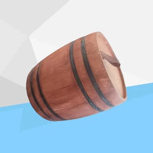 For 12'' Figure 1/6 Scale Accessories Solid Wood Barrel Wine Barrel Model Scene - Picture 1 of 16