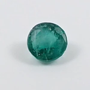 0.27 carat Round 3.85 mm Deep Green Natural Emerald Loose Gemstone, E1R6 - Picture 1 of 7