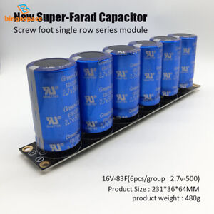 2.8V-3000F Farad Capacitor 2.85V 3400F Electrical Component Super Capacitor New