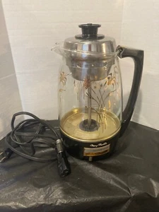 Vintage Proctor Silex Glass Percolator Coffee Maker Model 01932 Excellent - Picture 1 of 3