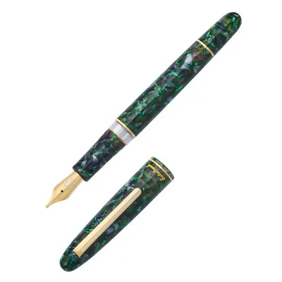 Esterbrook Estie Fountain Pen in Jurassic w/ Gold Trim - Piston Filling - Broad - Image 1 of 2