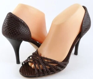 130 $ Steven Steve Madden Sahana braune Designer-Riemchenpumps aus Leder 8,5 M - Bild 1 von 4