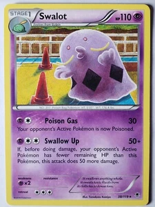Tarjeta Pokémon Swalot 38/119 LP - RARA No Holo XY Phantom Forces Tomokazu Komiya - Imagen 1 de 2