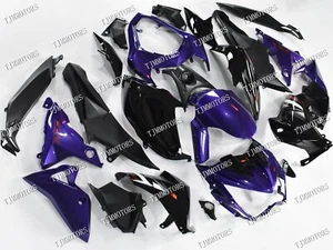 For Kawasaki Z800 2013-2018 Purple Black ABS Injection Mold Bodywork Fairing Kit - Picture 1 of 9