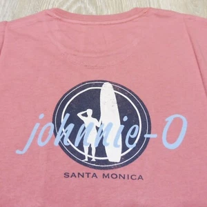 JOHNNIE O Mens M MEDIUM T SHIRT BULLSEYE BANDANA PINK GOLF SANTA MONICA SURF - Picture 1 of 14