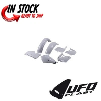 UFO PLASTIC FENDER KIT FULL YAMAHA 1987-1988 YZ125 WHITE YAKIT299-999 - Image 1 of 3