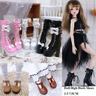 Color High Heels Shoes 60cm Doll Boots Play House Accessories Fabric Shoes