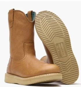 GEORGIA BOOTS 10" WORK WELLINGTON BOOT G5153 Uomo Taglia 13 Nuovi Omaggio S/H - Foto 1 di 8