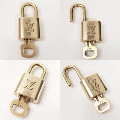 Louis Vuitton Authentic Gold Padlock with Key Shiny - Image 1 of 4