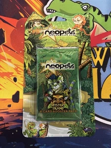 1-Pack Neopets Mystery Island Trading Card Game TCG Booster Pack Sealed BLISTER! - Picture 1 of 3