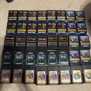 Mattel Intellivision LOT 40 Spiele - Star Wars - Pitfall - Frogger - Donkey Kong - Atlantis - Bild 1 von 1