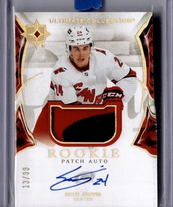 Seth Jarvis Rookie Patch Auto /99 2021-22 Ultimate Collection - Bild 1 von 2