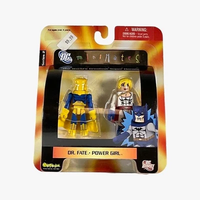 DR Fate & Power Girl Minimates Series 2 DC Direct 2006 BRAND NEW - Image 1 of 4