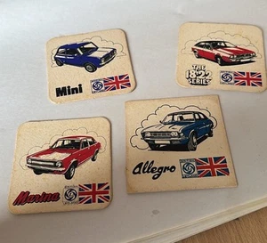 British Leyland Getränkematten selten - Mini, Allegro, Marina, 18-22 Princess - Bild 1 von 2