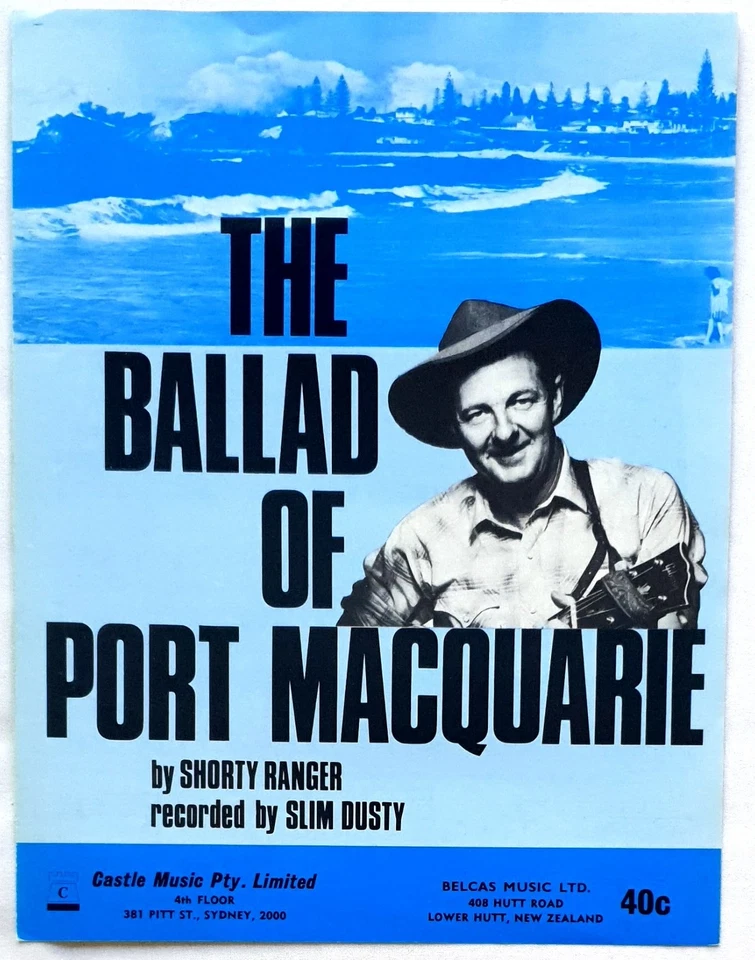 Slim Dusty - The Ballad Of Port Macquarie 1971 Original Australian Sheet Music - Image 1 of 1