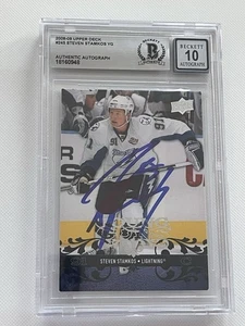 Steven Stamkos Signed Card Young Guns RC Slabbed Encapsulated Beckett BAS COA b - Picture 1 of 3