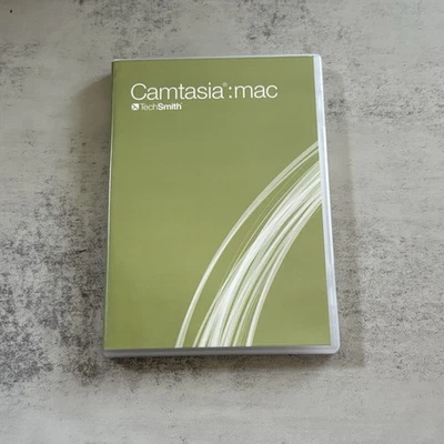 CAMTASIA FOR MAC 2.1 TECHSMITH SOFTWARE DISK VIDEO EDITING SOFTWARE 2012 - Image 1 of 3