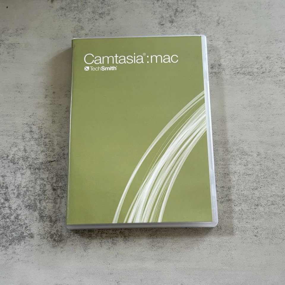 CAMTASIA FOR MAC 2.1 TECHSMITH SOFTWARE DISK VIDEO EDITING SOFTWARE 2012 - Image 1 of 3