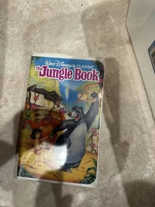Walt Disney Classic Black Diamond VHS The Jungle Book 💎 Great Condition Rare - Picture 1 of 3