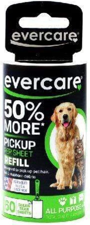 Repuesto de rodillo de pelusa Evercare Pet 60 capas Foto 1 de 1
