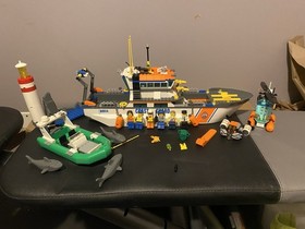 LEGO City: Coast Guard Patrol (60014)  98% Complete Missing One Instruction Book