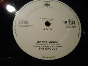 The Groove - "Do For Money" - CBS Single-Sided 12" Single PROMO - Bild 1 von 2