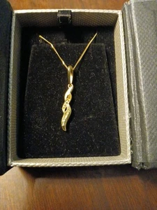 Gorgeous Kabana 14 Kt Diamond And Mother Pearl HandCrafted Pendent - Picture 1 of 8