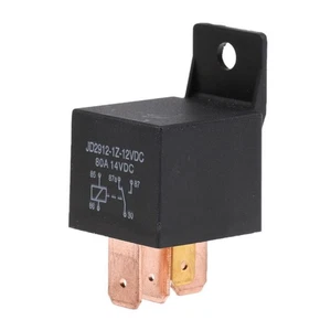 12v 5-polige Auto-LKW-Automobil 80 Ampere Spdt Wechsel über Relais mit - Picture 1 of 6