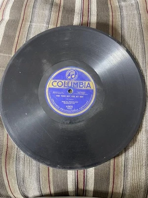 COLUMBIA Record 78 rpm A2635 Peerless Quartet FOR YOR BOY & MY BOY / UNCLE SAMMY - Image 1 of 2