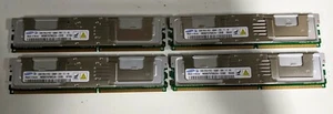 8GB DDR2 SAMSUNG KIT M395T5750CZ4-CE60/65 PC2-5300F - Picture 1 of 2