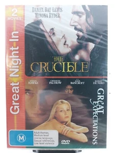 Crucible (1996, DVD) - Great Expectations (1998, DVD) New Sealed - Picture 1 of 2
