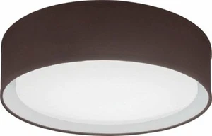 Lithonia Lighting Aberdale 16 in. Chocolate Brown LED Linen Flush Mount FMABFL - Picture 1 of 6