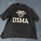 USMA T-Shirt Mens Size XL United States Military Academy West Point Black