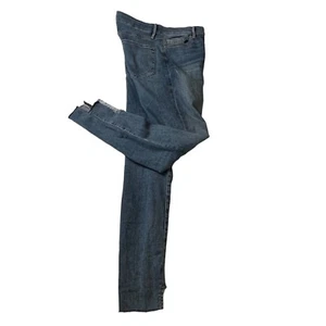 Good American Stretch Jeans Women Size 6/28 Good Legs Skinny Raw Hem High Rise - Picture 1 of 13