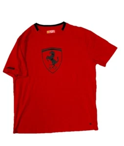 Authentic Scuderia Ferrari Logo Red Shirt • Youth Kids Size XXL - Picture 1 of 10