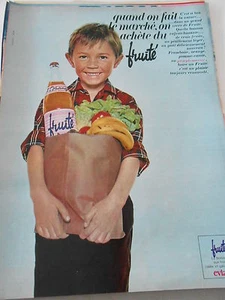 PUBLICITE 1966 Fruité boisson rafraichissante - Picture 1 of 1