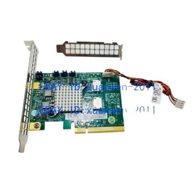 Supermicro AOC-SLG3-2E4T dual-Port Gen-3 Internal NVMe Host Bus Adapter +Cable - Bild 1 von 4