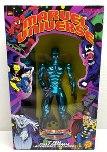 Neu im Karton Vintage 1998 TOYBIZ "Silver Surfer" Marvel Universum Comics Deluxe 10" Figur - Bild 1 von 9