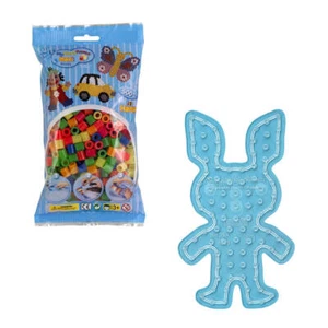 Hama 500 Maxi Bügelperlen Neon + Kaninchen Ostern - Bild 1 von 1