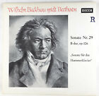 BACKHAUS / BEETHOVEN - Sonate Nr.29 / Hammerklavier - LP - DECCA BLK 16106