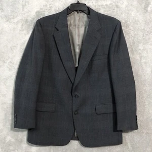 Vintage Cricketeer Sport Coat Gray Blazer Suit Jacket 48L Wool Calendar Cloth - Picture 1 of 14